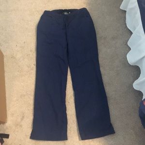 Navy grey anatomy scrub pants